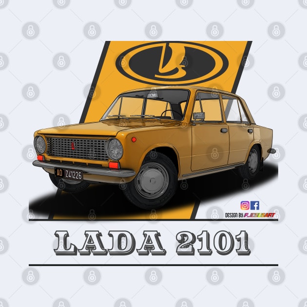 Lada 2101 1970 Yellow by PjesusArt
