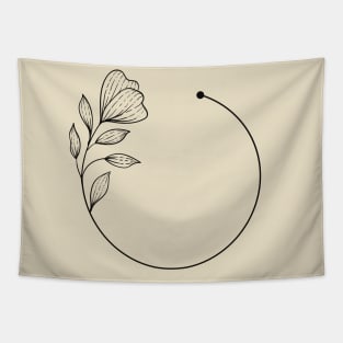 floral wreath Tapestry