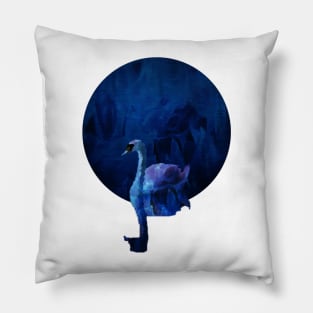 The beautiful blue goose Pillow