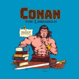 Conan the Librarian Colored T-Shirt