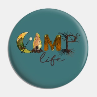 Camp Life Pin