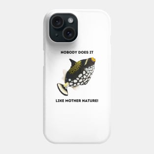 Clown Fish Design: Mother Nature Rules! Phone Case