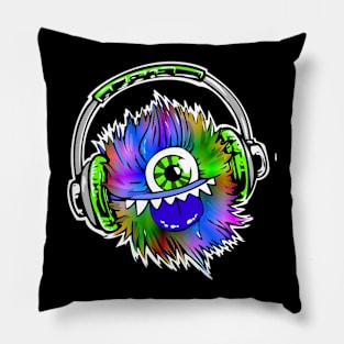 Psychedelic Monster Pillow