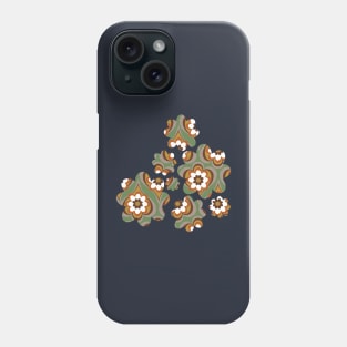 Vintage 1970s Style Wallpaper Phone Case