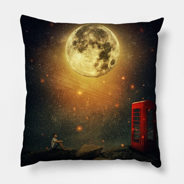 The cosmic call Pillow by psychoshadow