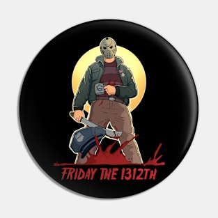 Friday the 1312th Pin