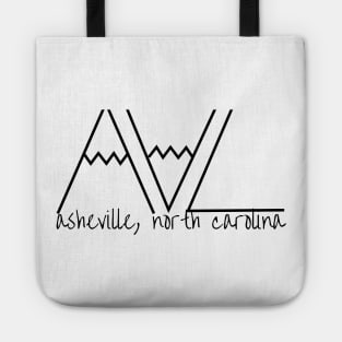 Asheville, North Carolina Mountains Tote