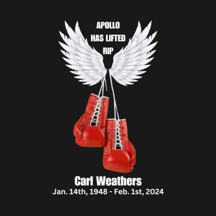 Carl Weathers Apollo Creed Memorial Tribute T-Shirt