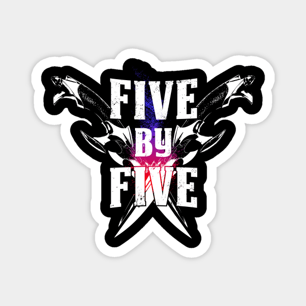 Five By Five Magnet by wloem