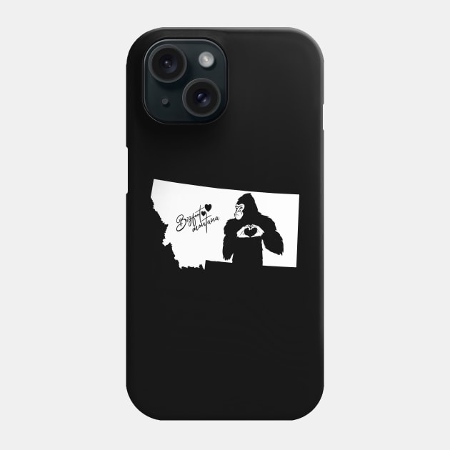 Montana Bigfoot Phone Case by Tesszero