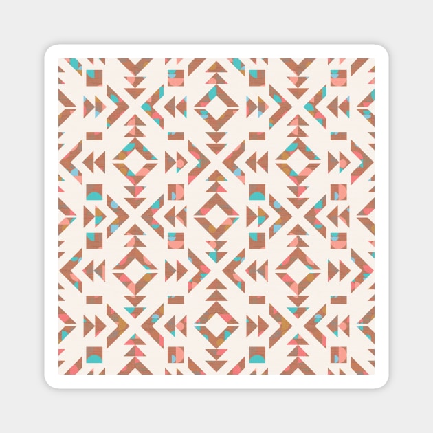 Tribal Geometry No.003 / Nomade Summer Magnet by matise