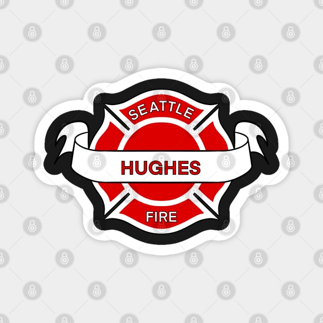 Seattle Fire Department Badge | Station 19 Hughes Magnet by icantdrawfaces