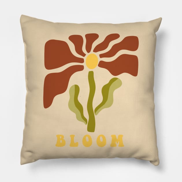 Bloom Pillow by Carlotta Illustration