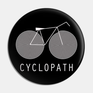 minimalist bike cyclopath Pin