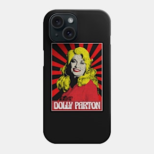 Dolly Parton 1980s Pop Art Fan Art Phone Case