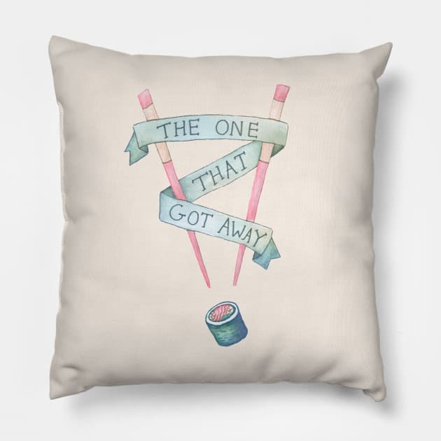 The One That Got Away Pillow by MidnightCoffee