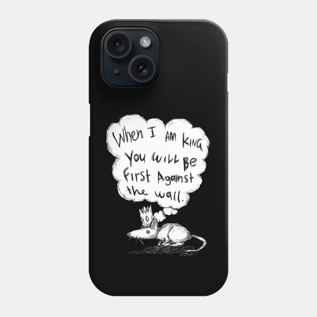 Paranoid Android  - Radiohead Illustrated lyrics. Phone Case by bangart