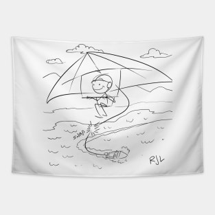 Hang Gliding Stick Tapestry