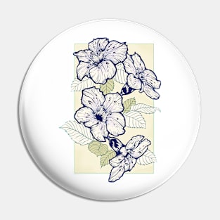 Desert Roses branch Pin