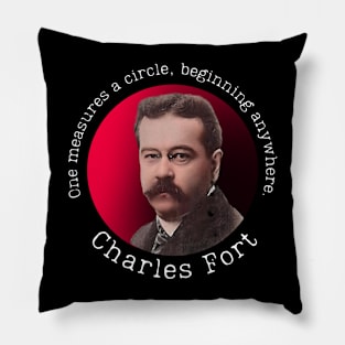 Charles Fort, Father of Paranormal Studies Pillow