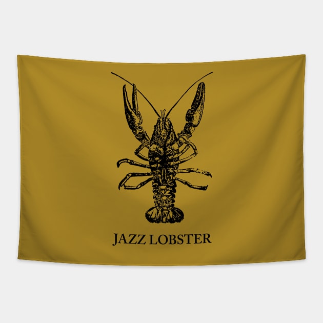 Crawfish Jazz Lobster Tapestry by AmuseThings