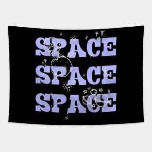 Cat In Space Tapestry