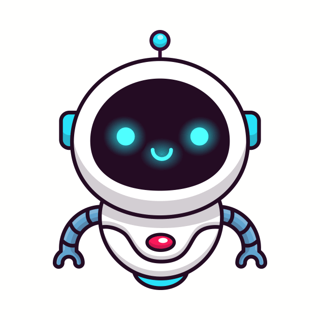 Cute Robot Cartoon by Catalyst Labs