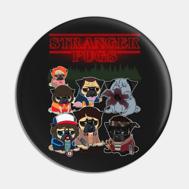 STRANGER PUGS Pin by darklordpug