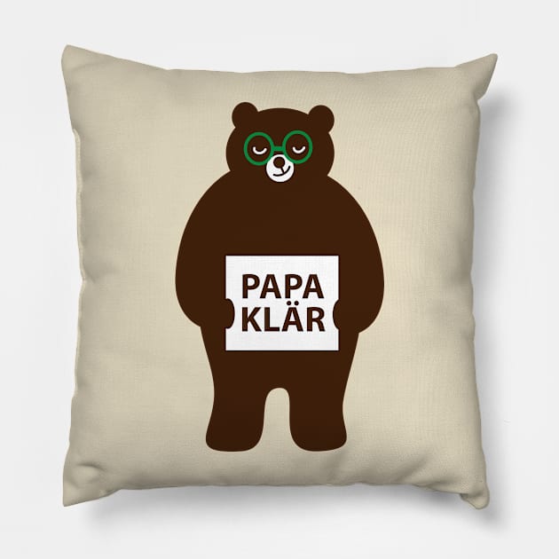 Papa explainer Pillow by spontania