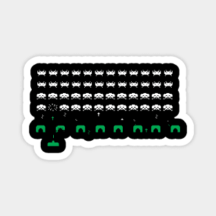 space invaders Magnet