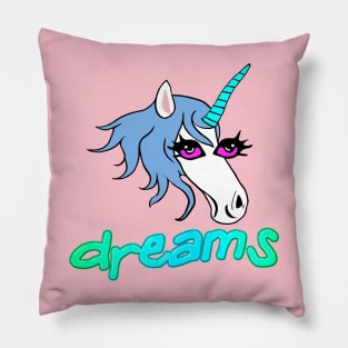 Magical Damp Dream Unicorn Skull Master Imagination overload Psychic Horse Play Pillow