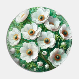 Anemone Flowers Pin