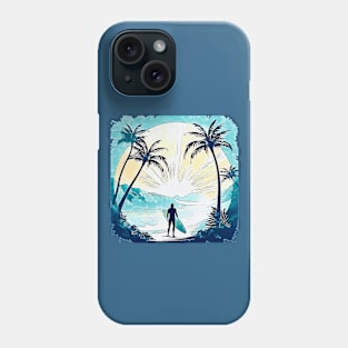 Surfing forever Phone Case