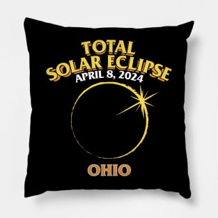 Total Solar Eclipse 2024 - Ohio Pillow