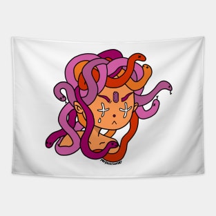 Lesbian Pride Medusa Tapestry