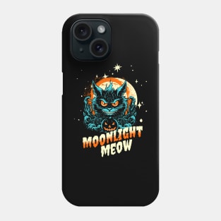 Moonlight Meow - Happy Halloween Meowoween Phone Case