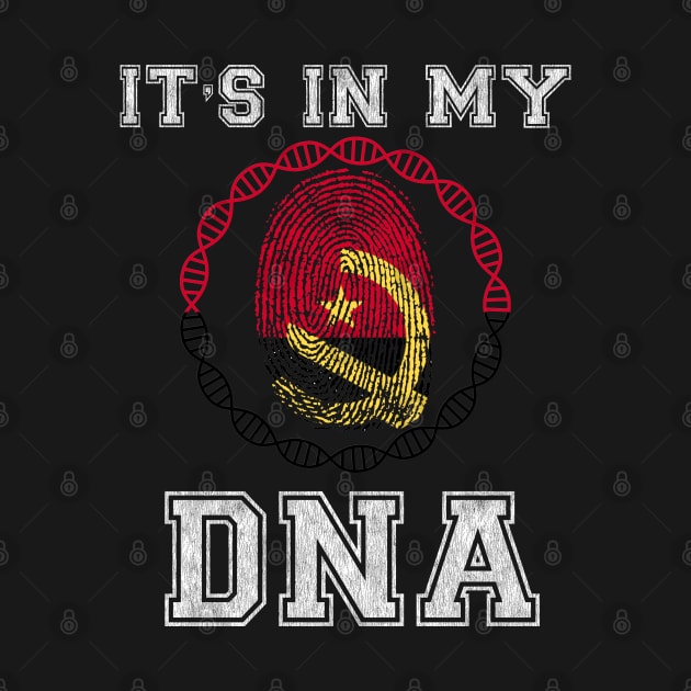 Angola  It's In My DNA - Gift for Angolan From Angola by Country Flags