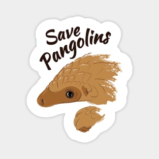 Save Pangolins Magnet