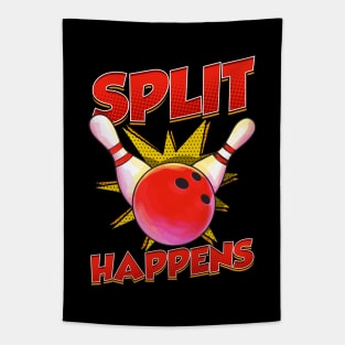 Bowling Split Happens Bowler Team League Tournament Tapestry