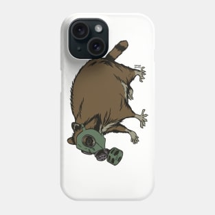 COVID Refugee Raccoon Phone Case