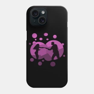 Romantic purple bubble Phone Case