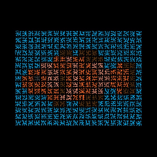 Pixelated Clownfish by NightserFineArts