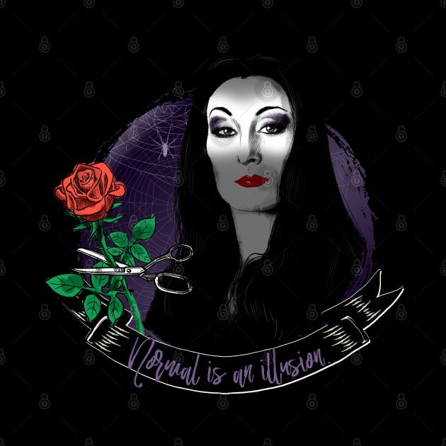 Goth Queens - Morticia Addams by Otracreativa