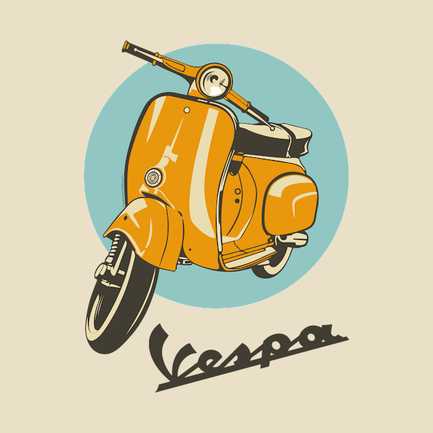 Classic Vespa by ImproveYourself