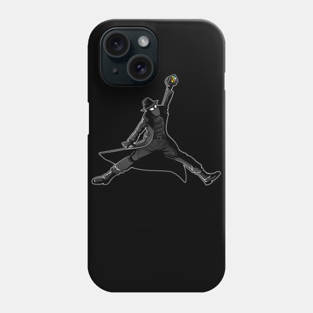 Noir Jordan v2 Phone Case by jasesa