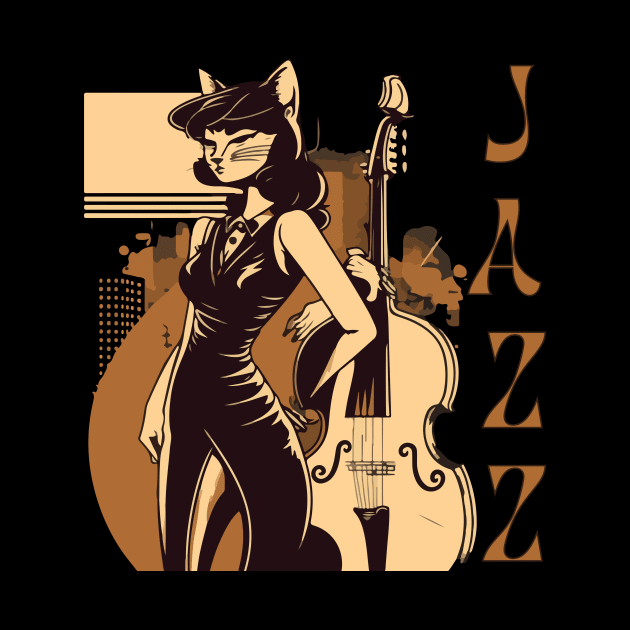 Jazz Cat by MusicianCatsClub