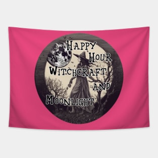 Happy Hour   Witchcraft and Moonlight Tapestry