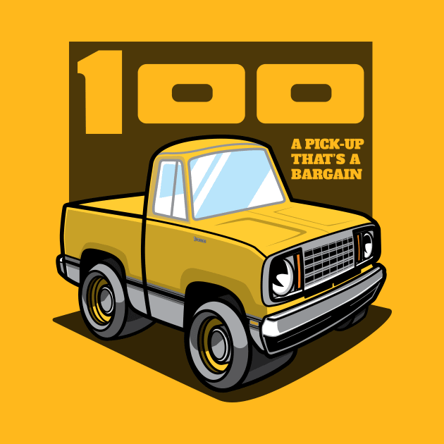 Bright Yellow - D-100 (1978 - White-Based) by jepegdesign