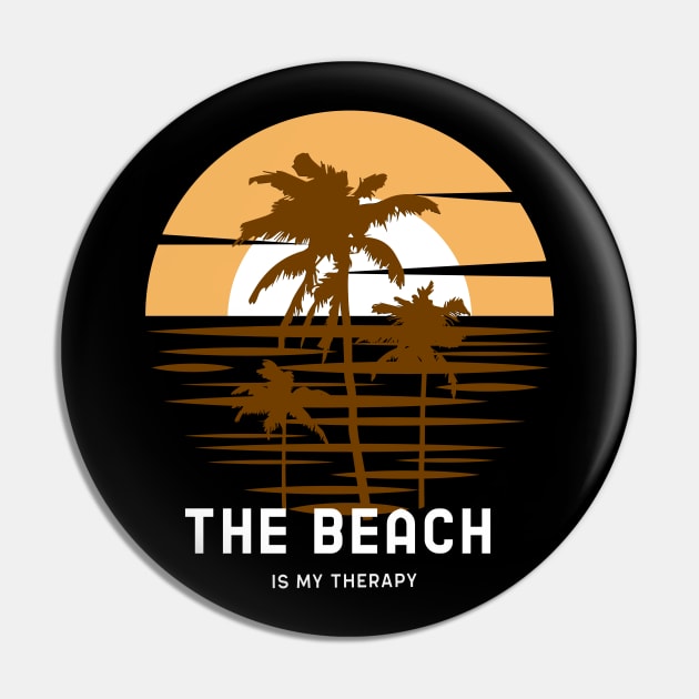 The Beach is my Therapy Pin by SteveKight