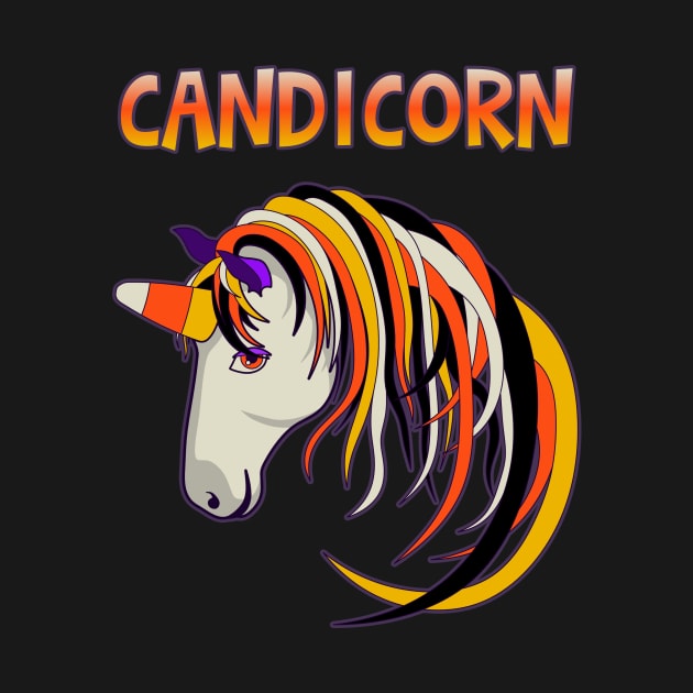 Candicorn the Halloween Unicorn by Runesilver